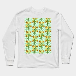 Daffodil Pattern Long Sleeve T-Shirt